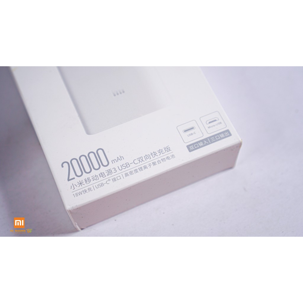 Sạc Dự Phòng 20000mAh Gen 3 Bản Sạc Nhanh 2019