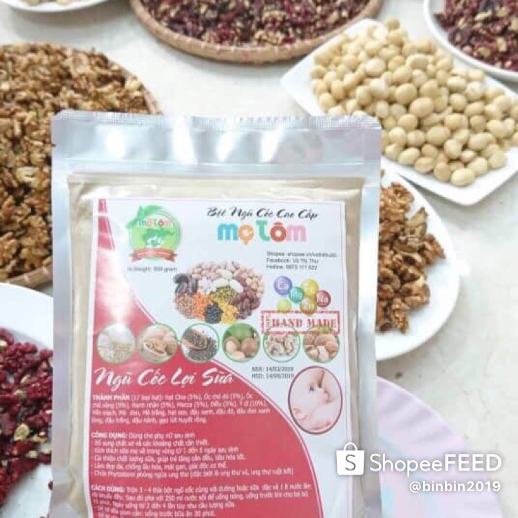 Ngũ Cốc Lợi Sữa Hiệu Quả Cho Mẹ Sau Sinh Cao Cấp 17 Loại Hạt NAKUSO (1Kg) | BigBuy360 - bigbuy360.vn