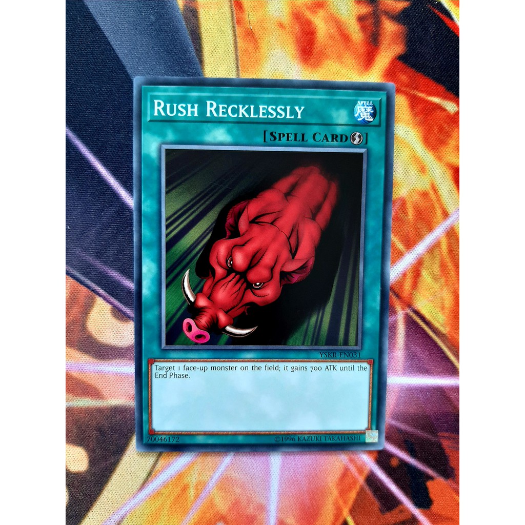 Thẻ Bài Mint90 Yugioh Spell - Rush Recklessly -  Common/Rare