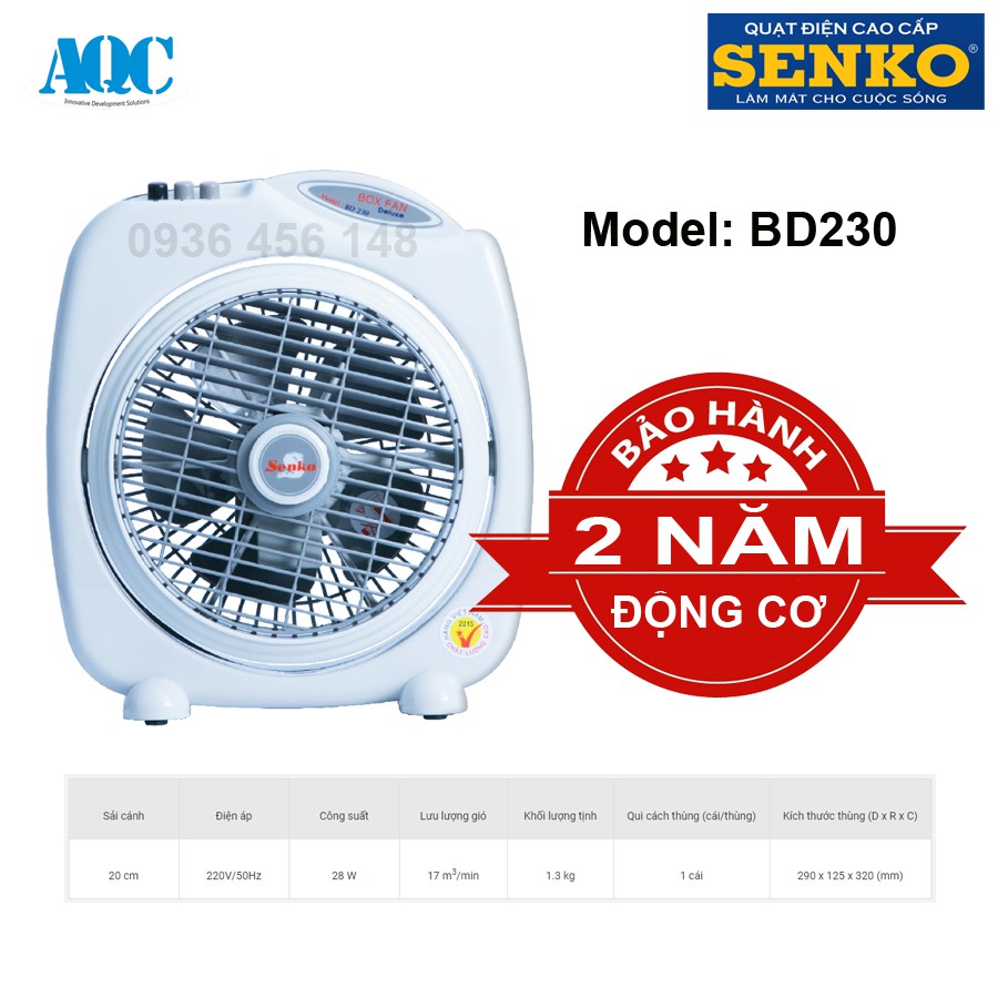 Quạt bàn đảo 2 tất SENKO BD230