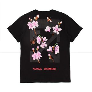 Áo thun Off white phiên bản hoa anh đào