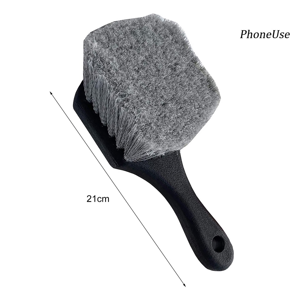 Cọ vệ sinh vành bánh xe hơi tay cầm ngắn PU- Harmless