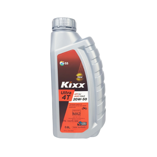 [Combo 12 chai 0.8L] Nhớt xe số bán tổng hợp Kixx Ultra 20w50 SJ