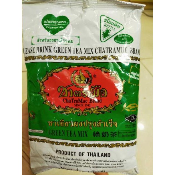 💥FLASH SALE💥 Trà Thái xanh 200g (Loại Thái xịn)/ Hồng Trà làm trà sữa Keto với coffee mate và rau câu cá dẻo