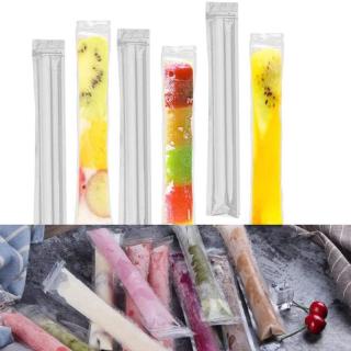 Bộ 100 túi zip làm đá dùng 1 lần kèm phễu có thể gấp gọn tiện dụng