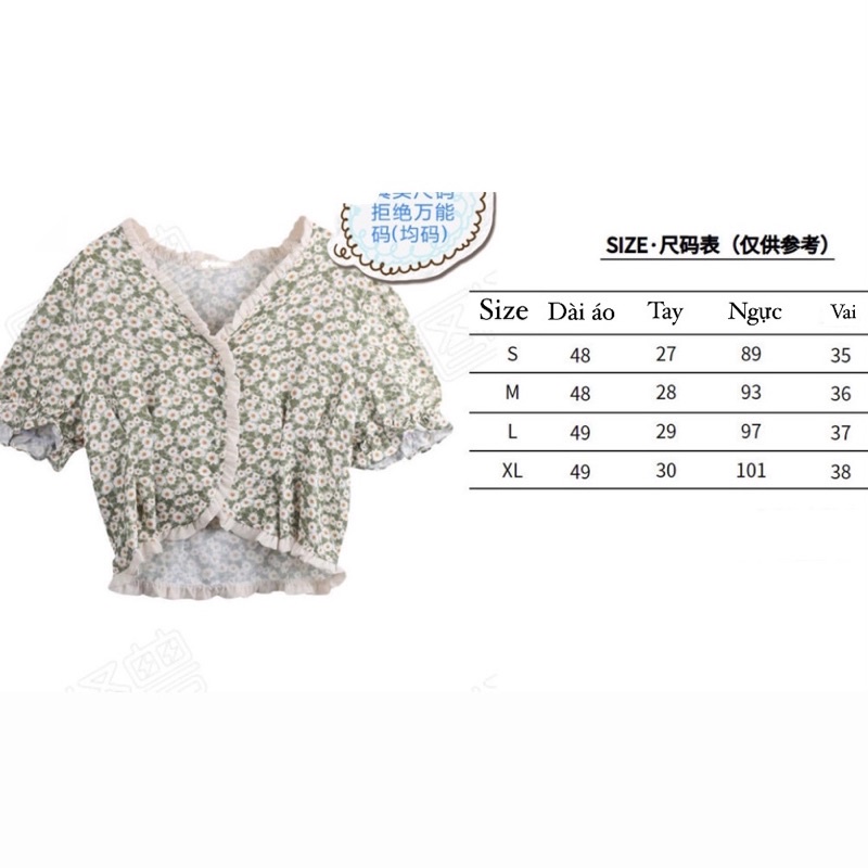 Áo sơ mi kiểu nữ ngắn tay dáng ngắn phong cách tiểu thư, điệu đà