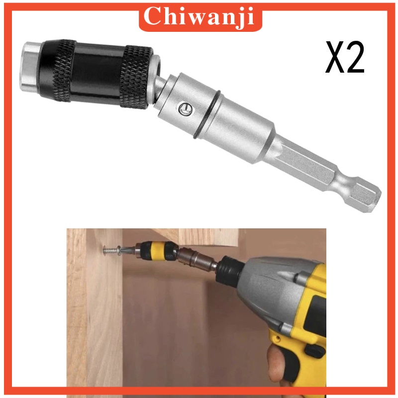 Set 2 Đầu Khoan Từ Tính 20 Trục Trục Lục Giác