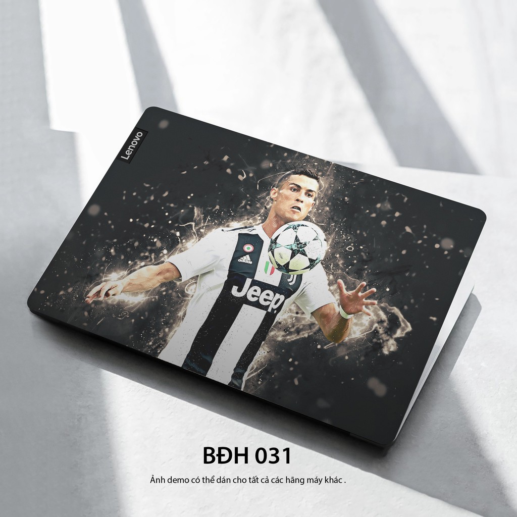 Bộ skin dán laptop mẫu CR7 / Có mẫu decal dán cho tất cả các hãng máy tính