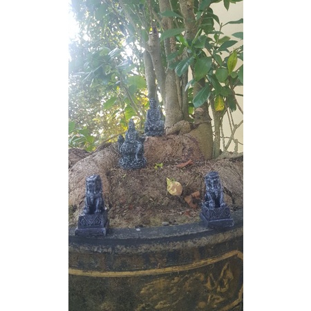 SET 4 TƯỢNG MINI CHƠI TIỂU CẢNH, HÒN NON BỘ