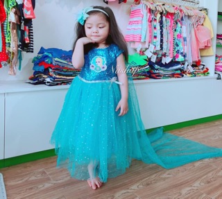 Đầm Elsa kim sa