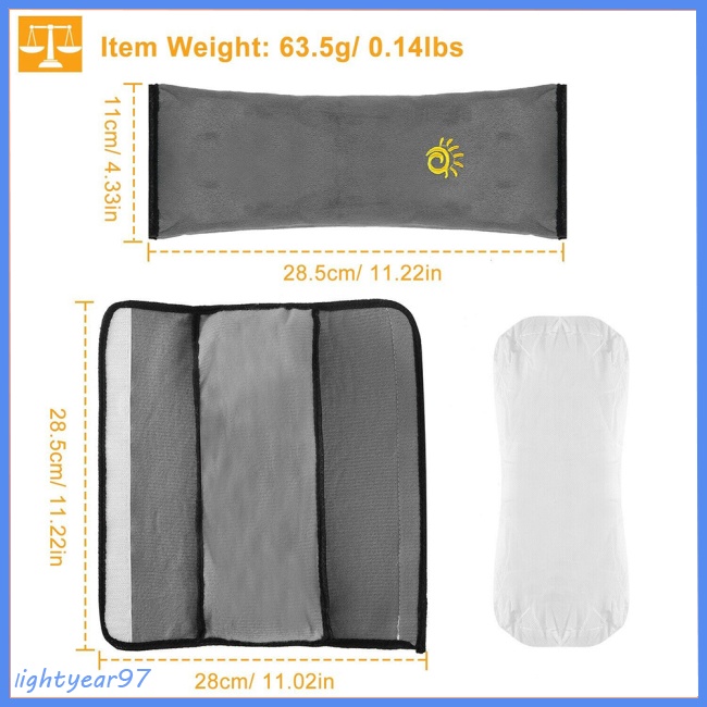 Gối Đệm Cổ Gắn Dây Đai An Toàn Xe Hơi Bằng Vải Bông Dễ Thương Tùy Chỉnh Cho Bé