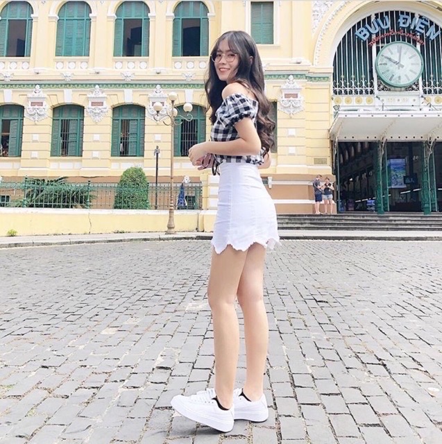 Chân váy kaki ngắn răng cưa - KÈM HÌNH THẬT | BigBuy360 - bigbuy360.vn