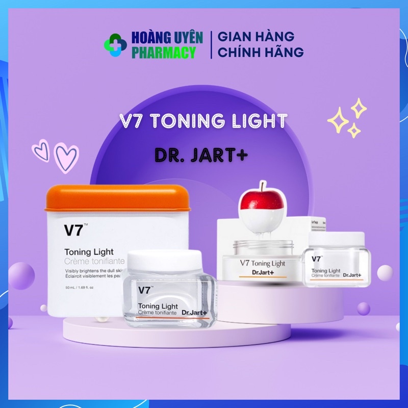 Kem dưỡng trắng V7 Toning Light Dr.Jart+ 15ml/50ml