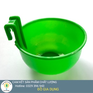 Máng nhựa đựng thức ăn, nước uống cho gà vịt chim