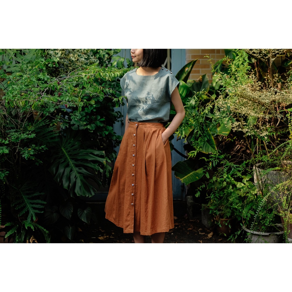 Tenratvui - Áo Little Buttons