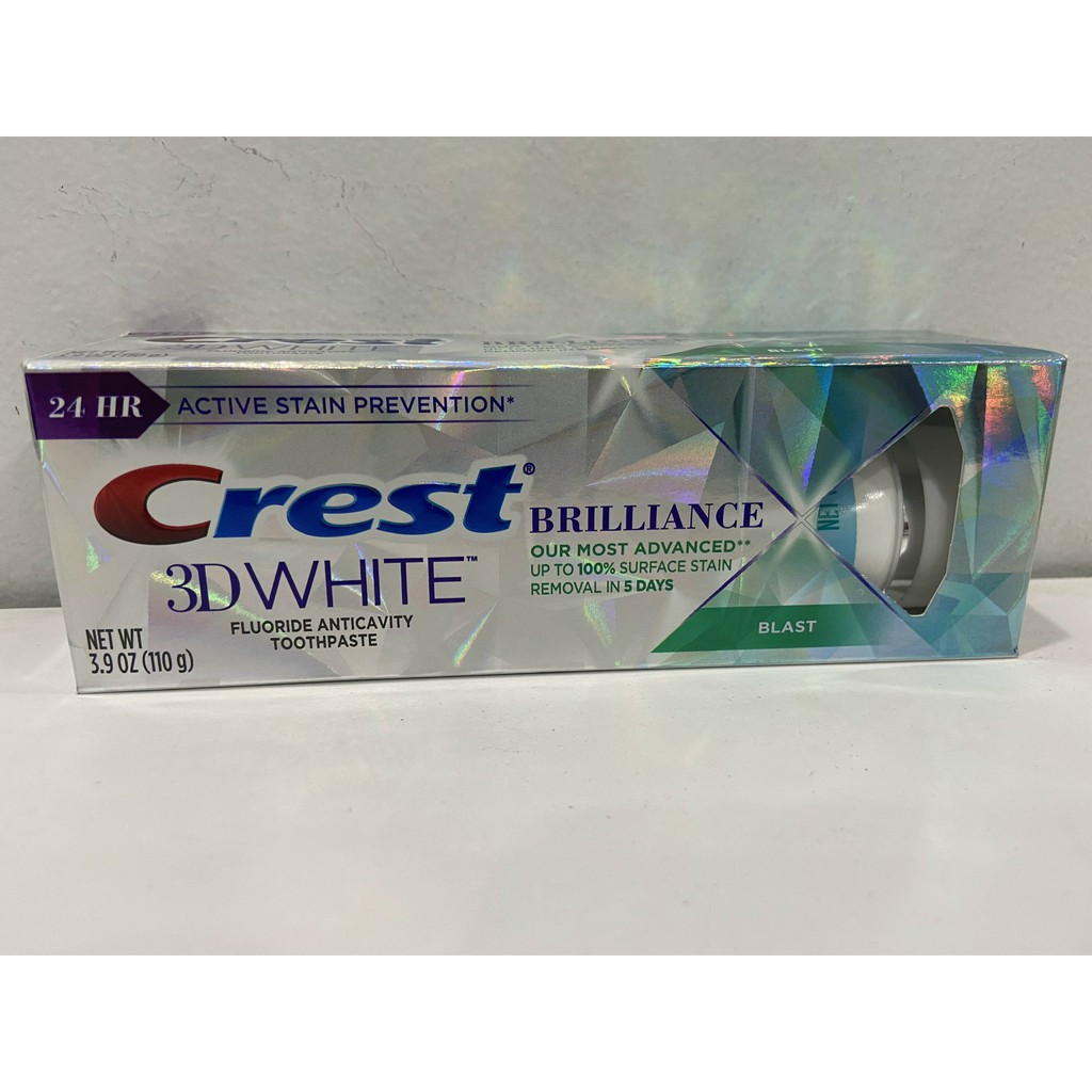 Kem đánh răng trắng răng Crest 3D White Brilliance 110g