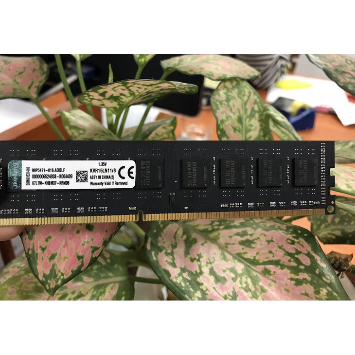 Ram Kingston DDR3 8GB Bus 1600MHz PC3L-12800 1.35V Dùng Cho Máy Tính Để Bàn PC Desktop Mới bảo hành 36 tháng 1 đổi 1