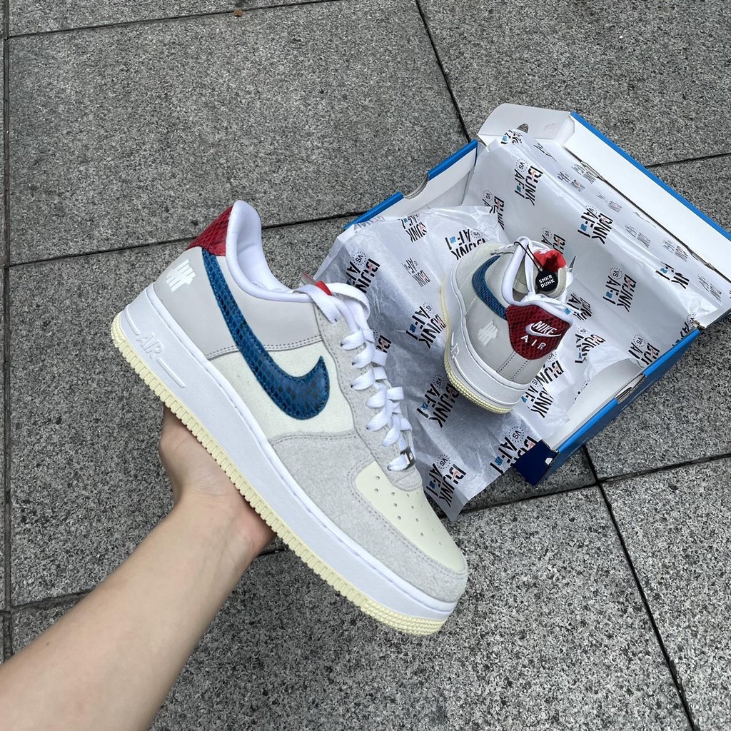 🎀 RẺ VÔ ĐỊCH 🎀 Giày Sneaker AF1 Dunk Low SP x Undefeated Vệt Xanh Dương Full box + bill tôn dáng dễ phối đồ 2022
