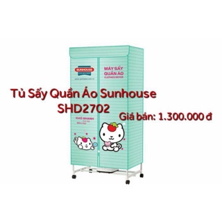 Tủ sáy áo quần sunhouse 2702