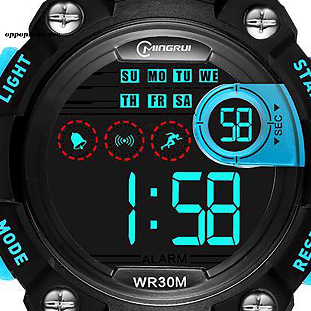 Đồng hồ đeo tay điện tử có đèn LED phát sáng thời trang dành cho trẻ em