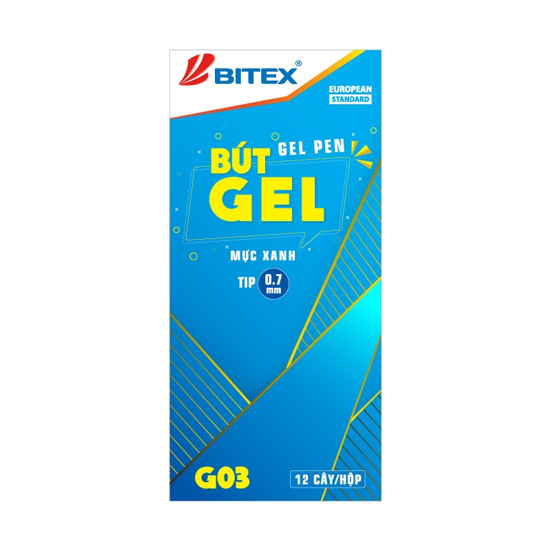 Bút Gel Bitex G03 - Mực Đỏ