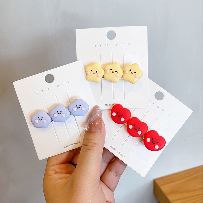 Kẹp tóc phong cách hoạt hình dễ thương dành cho em bé