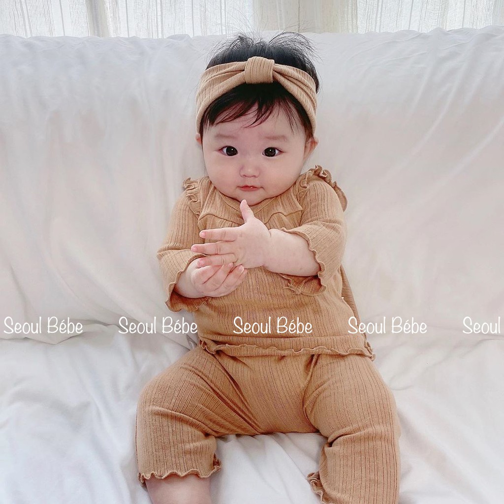 Turban gân lạnh Loren turban Peekaboo