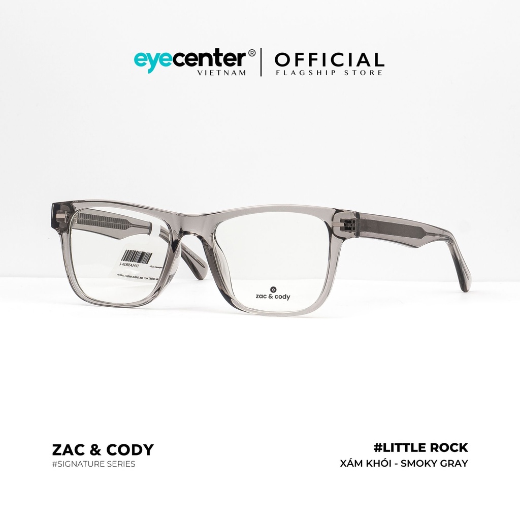 Gọng kính cận vuông nam nữ A29-S chính hãng LITTLE ROCK by ZAC&amp;CODY nhập khẩu Eye Center Vietnam