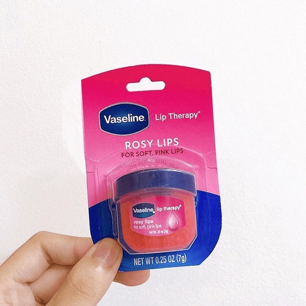 (Auth Pháp) Sáp Dưỡng Môi Hồng Xinh Vaseline Rosy Lip Therapy 7gr