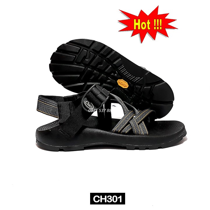 Dép quai hậu nam chaco đế cứng không lún