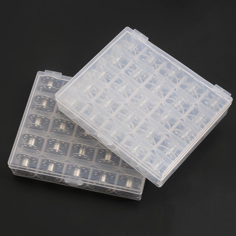 Hộp nhựa đựng 25 cuộn chỉ may vá tiện lợi