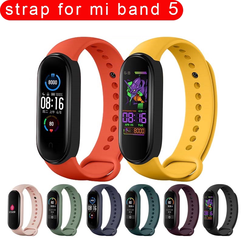 Dây silicon thay thế cho vòng tay Xiaomi Mi Band 5