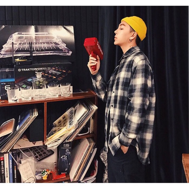 Mũ len Beanie vành ngắn gân xốp tone màu Vintage loại mịn xịn