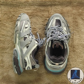 Giầy thể thao sneaker nam nữ ba len track màu xám