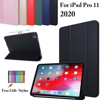 Bao Da Smart Case dành cho iPad Pro 11 inch 2020 TPU chống sốc. Hàng cao cấp.