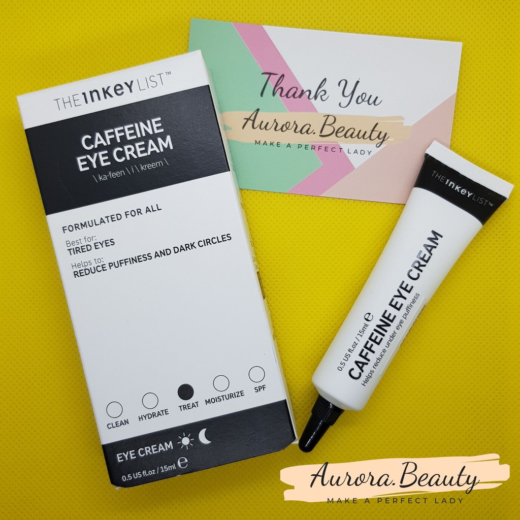 Kem Dưỡng Mắt THE INKEY LIST Brighten-i Retinol Caffein Eye Cream 15ml [Bill USA, UK] | BigBuy360 - bigbuy360.vn