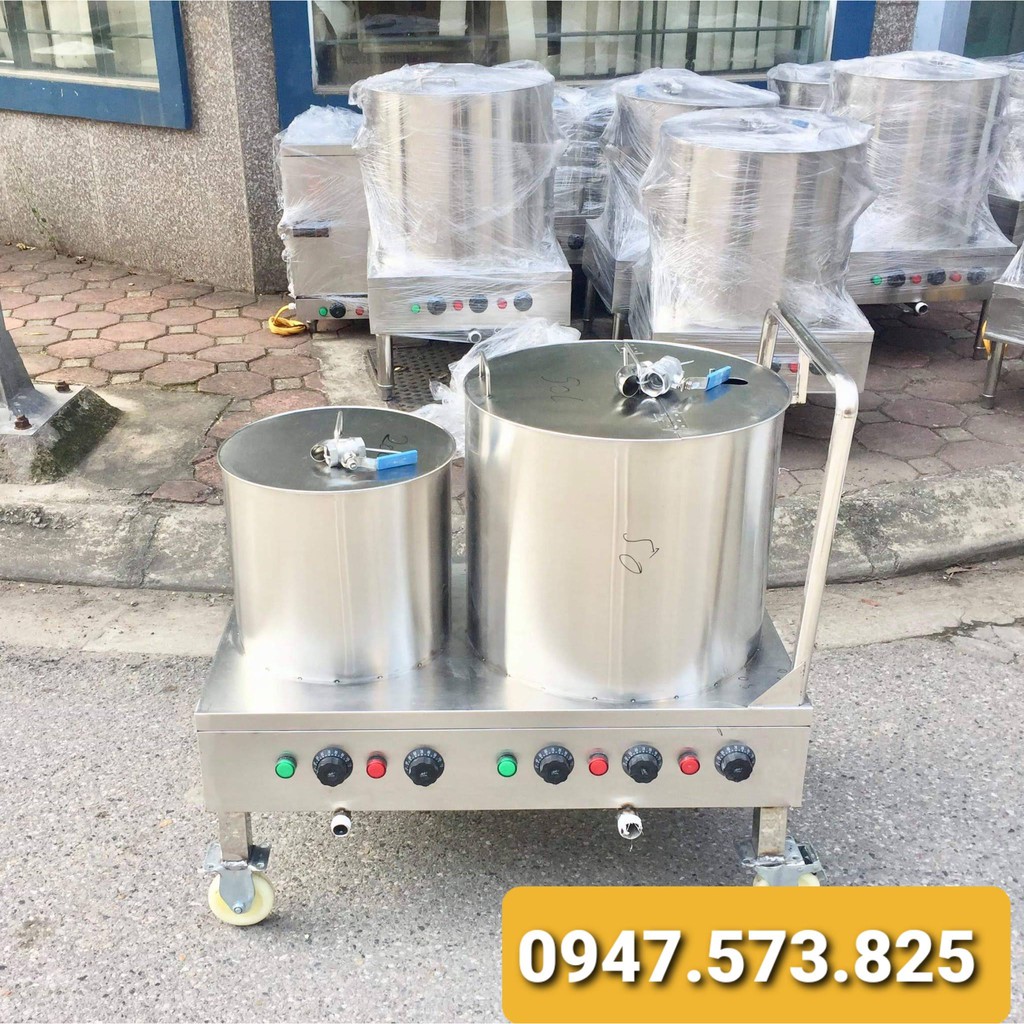 Nồi nấu phở đôi 20-50 lít | Thành Phát chuyên sản xuất các loại nồi nấu phở