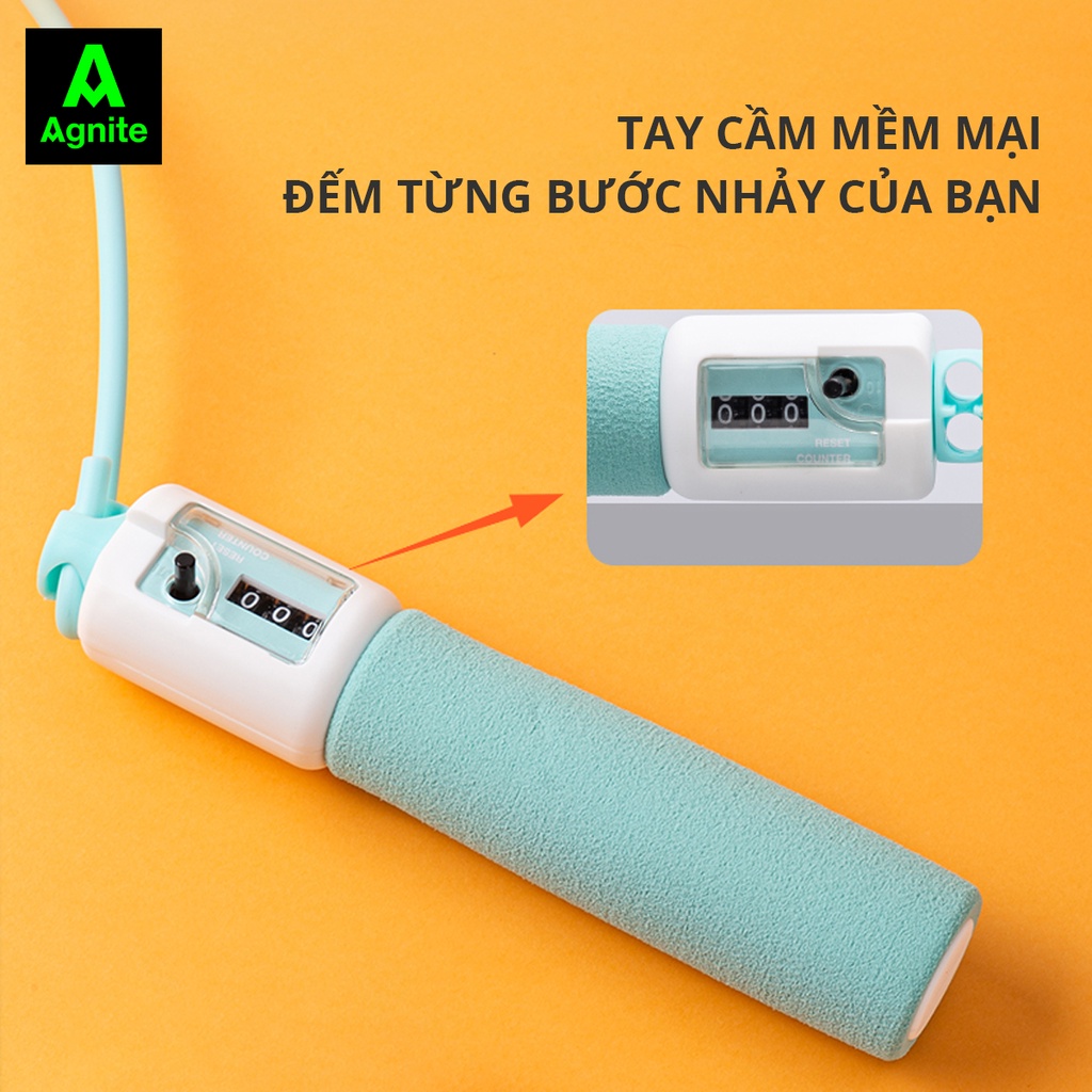 Dây nhảy thể dục Deli đếm vòng, dụng cụ tập thể thao cao cấp, tăng chiều cao, giảm cân, tan mỡ toàn thân F4103