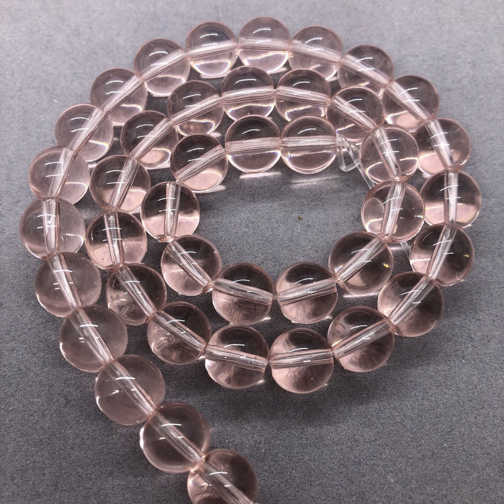 Chuỗi hạt đá thạch anh làm trang sức DIY 4-12mm