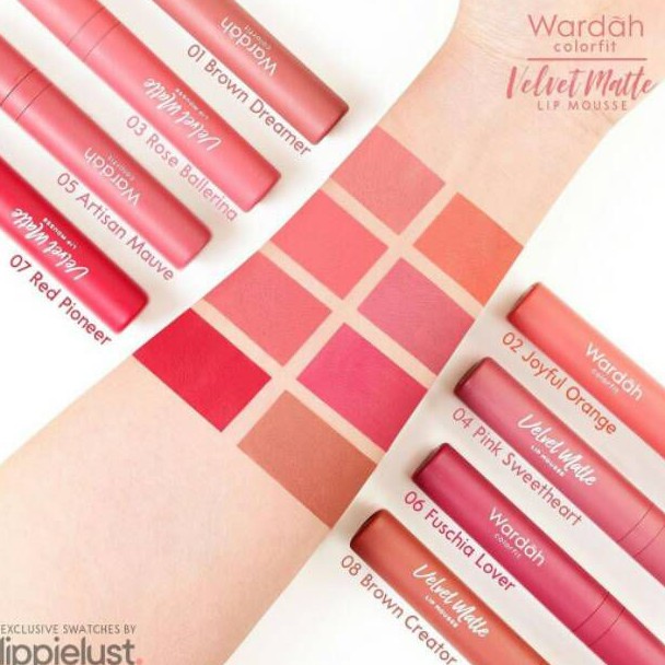 (hàng Mới Về) Son Lì Wardah Colorfit 14 Màu Sắc Tùy Chọn | BigBuy360 - bigbuy360.vn