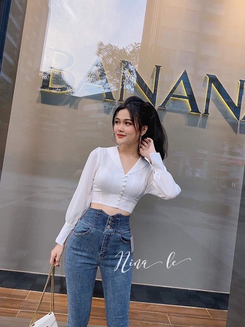 [Mã WASTMAY giảm 15% tối đa 30K đơn 150K] Quần bò jean cạp chéo siêu cao trẻ trung sành điệu | BigBuy360 - bigbuy360.vn