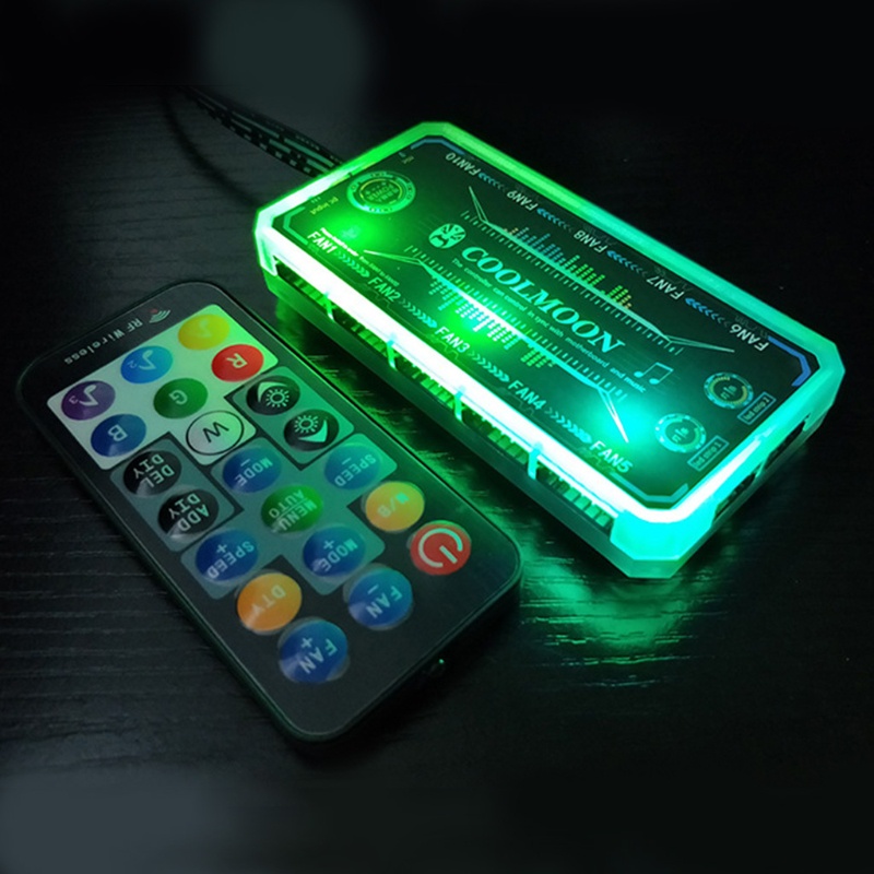 Bo Mạch Chủ Đồng Bộ Điều Khiển Quạt RGB Thông Minh 12V10A