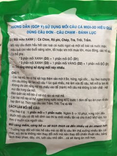 MỒI CÁ D3