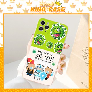 Ốp lưng iphone Vn cố lên cạnh vuông BVC 5s/6/6plus/6s/6splus/7/7plus/8/8plus/x/xr/xs/11/12/pro/max/plus/promax/mini