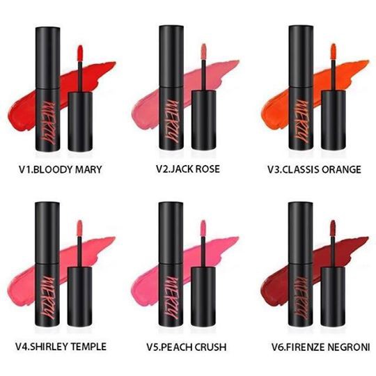 Son Kem Lì Merzy V9 - Đỏ Đất  Another me The First Velvet Tint
