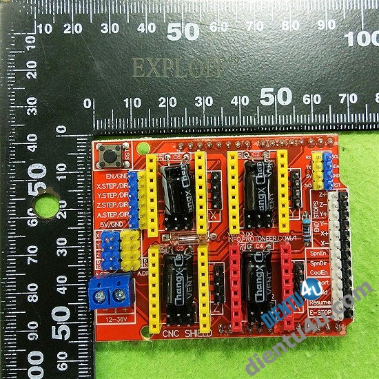 Mạch ArduinoS CNC Shield Mở Rộng Cho A4988