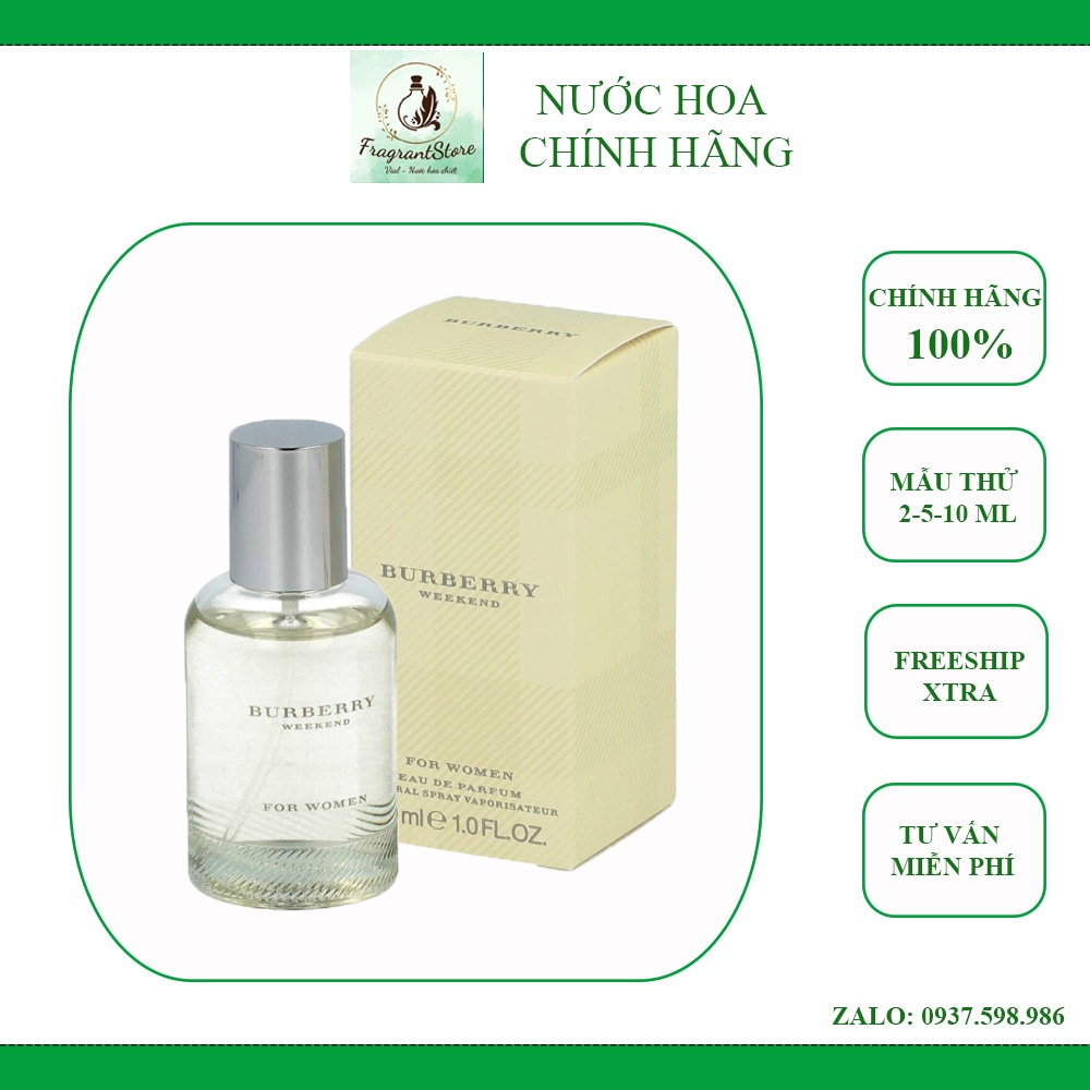 Nước hoa Burberry Weekend for Women EDP