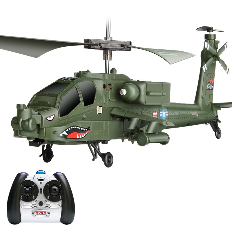 Máy Bay Trực Thăng Bốn Cánh Syma S109G 3.5ch Rtf Ah-64