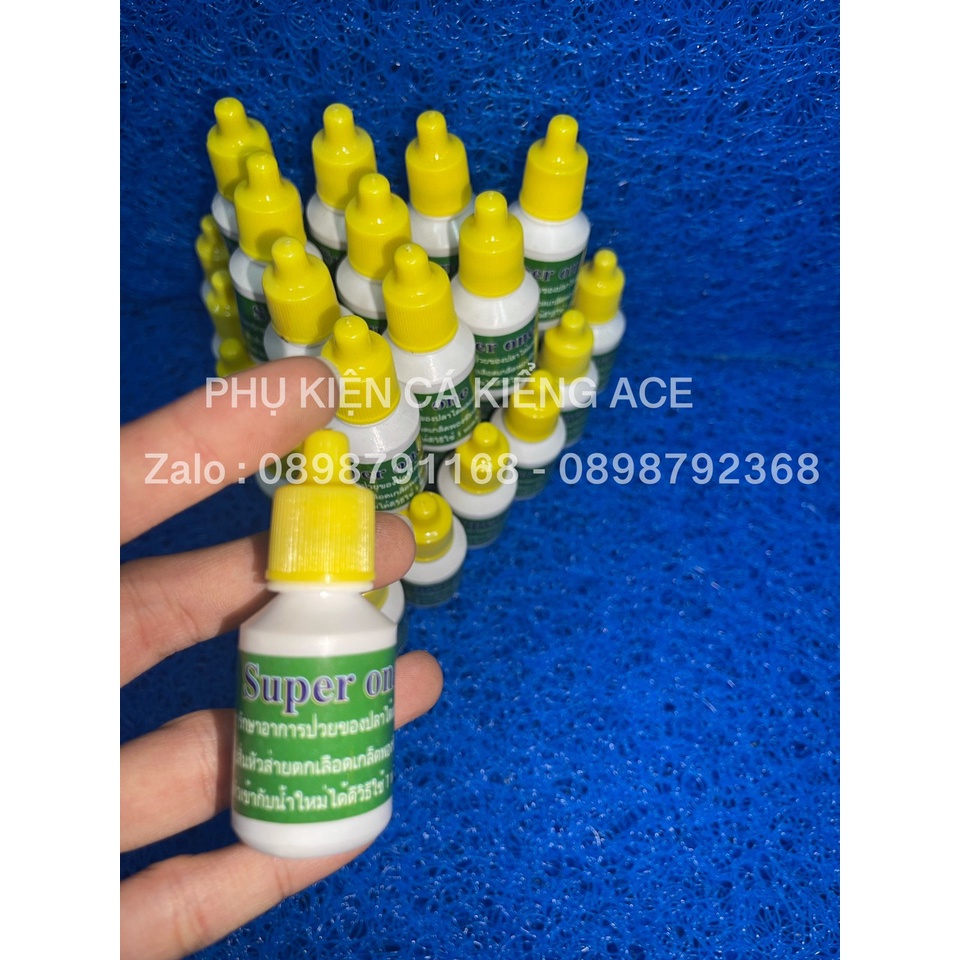 SUPER ONE - Thuốc trị nấm , dưỡng cá đi xa 1 giọt 10 lít nước