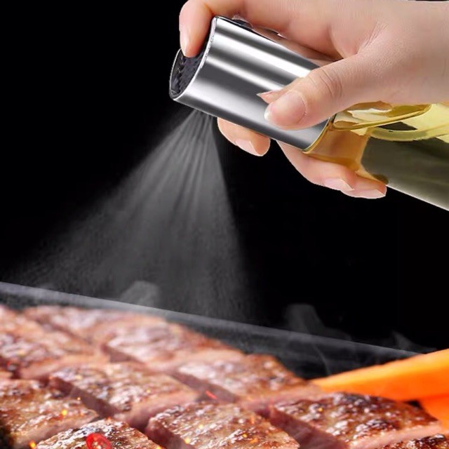 Bình xịt dầu giấm dạng phun sương nướng BBQ tiện dụng cho nhà bếp 100ml